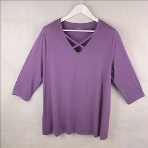 CATHERINES| Cross Neck Top